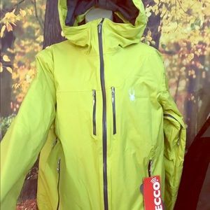 NWT Mens SPYDER ski snowboard JACKET Like Marmot